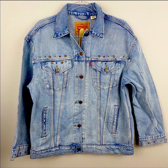 Levi’s • Baggy • Embellished • Jacket • L/XL • NWT - Picture 5 of 7